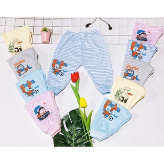 Quần chục dài kẻ nhỏ cotton nỉ cho bé trai, bé gái, Quần dài cho bé, quần cotton kẻ dài, quần chục dài