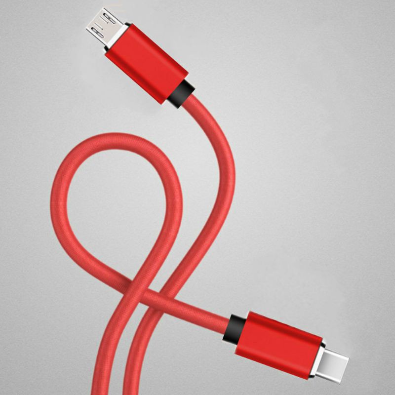 DOU Universal USB 3.1 Type C Male to Micro USB Male Sync OTG Charge Data Transfer Cable Cord for Mobile Phone Tablet Laptop