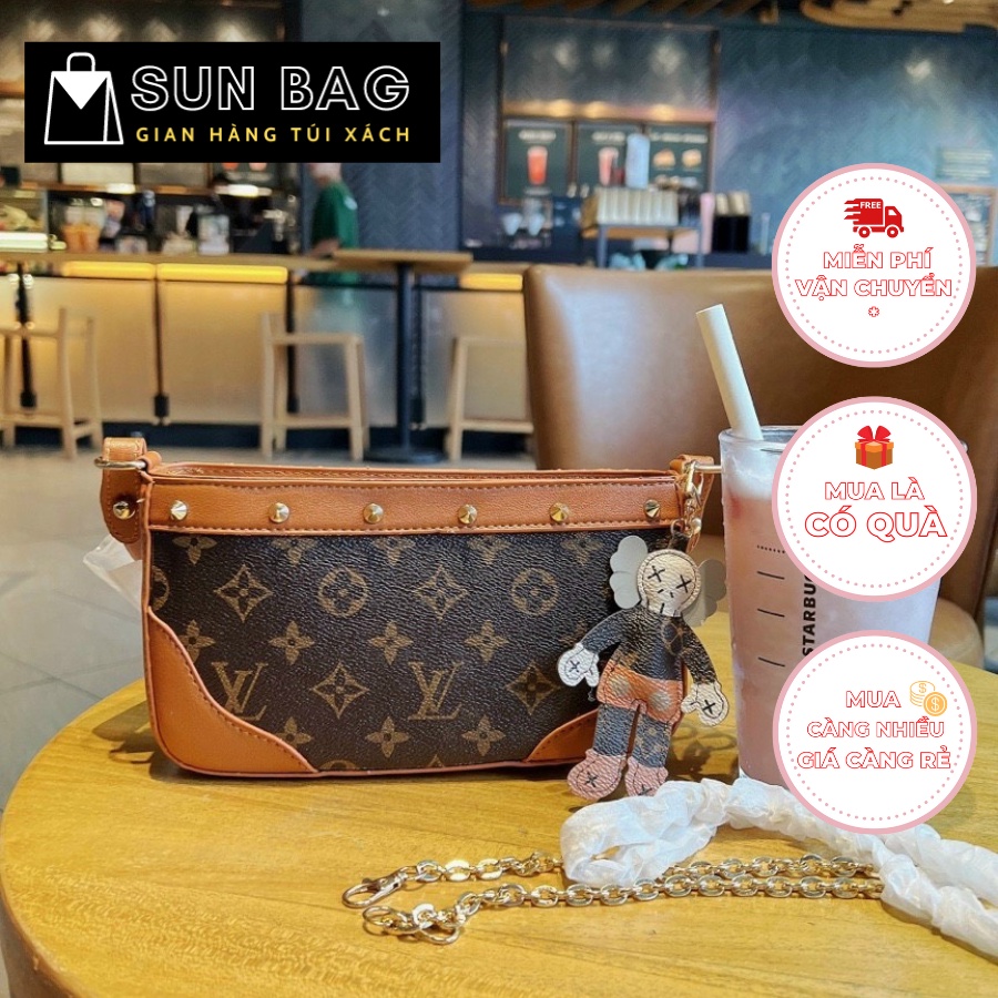 Túi xách nữ đeo chéo, đeo vai, túi cnk đi chơi, đi học, da đẹp, thời trang cao cấp size 22cm SB262