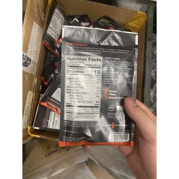 Sample Rule1 Protein Gói Dùng 1 Lần Whey Rule 1 Proteins  TẠI HA NOI SUPPLEMENT WHEYSINHVIEN.COM WHEY SINH VIÊN