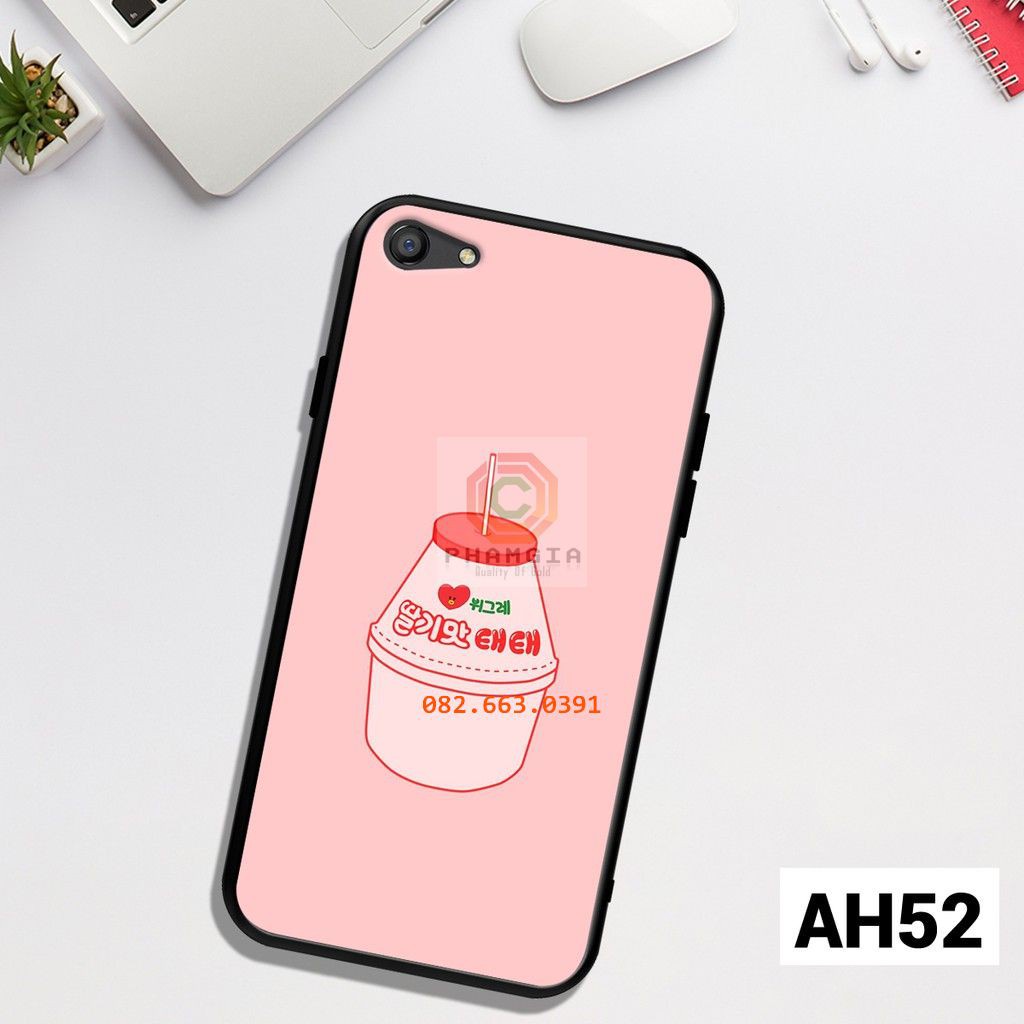 Ốp lưng Oppo F3 Plus in hình trà sữa dễ thương