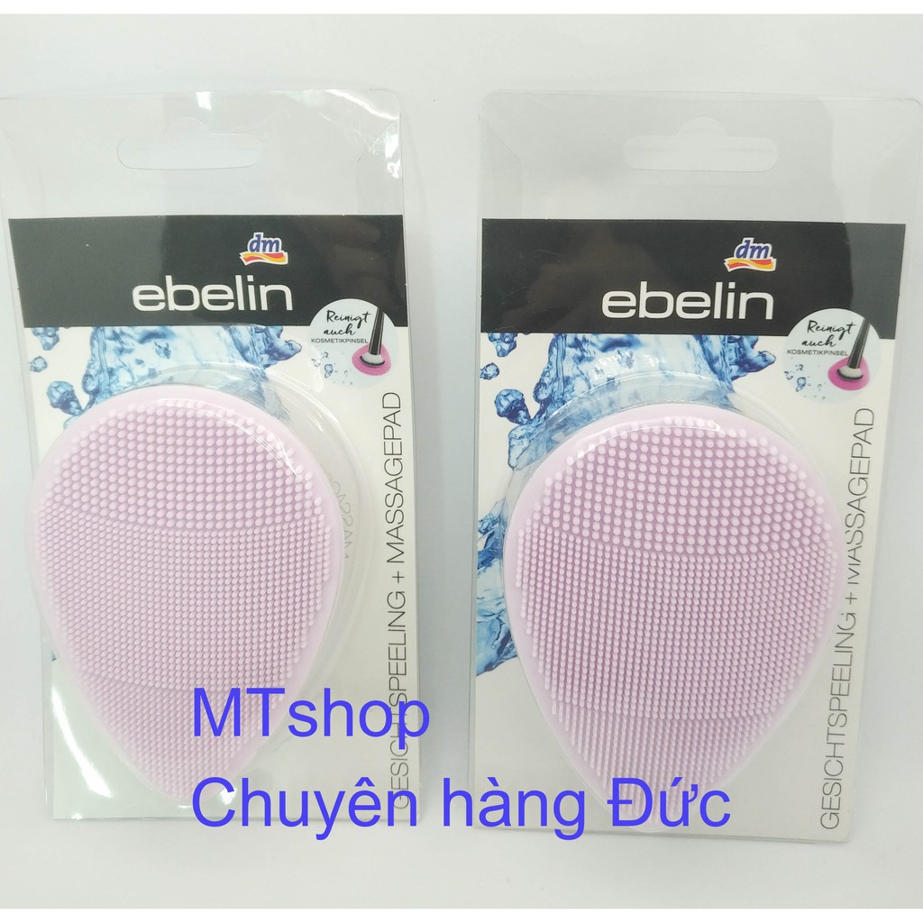 Miếng rửa mặt Ebelin Pad [NỘI ĐỊA ĐỨC] massage mặt lưu thông máu, tẩy da chết cho da mặt luôn sạch sẽ