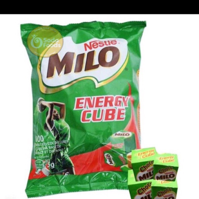 Kẹo Milo cube 100 viên date 2022