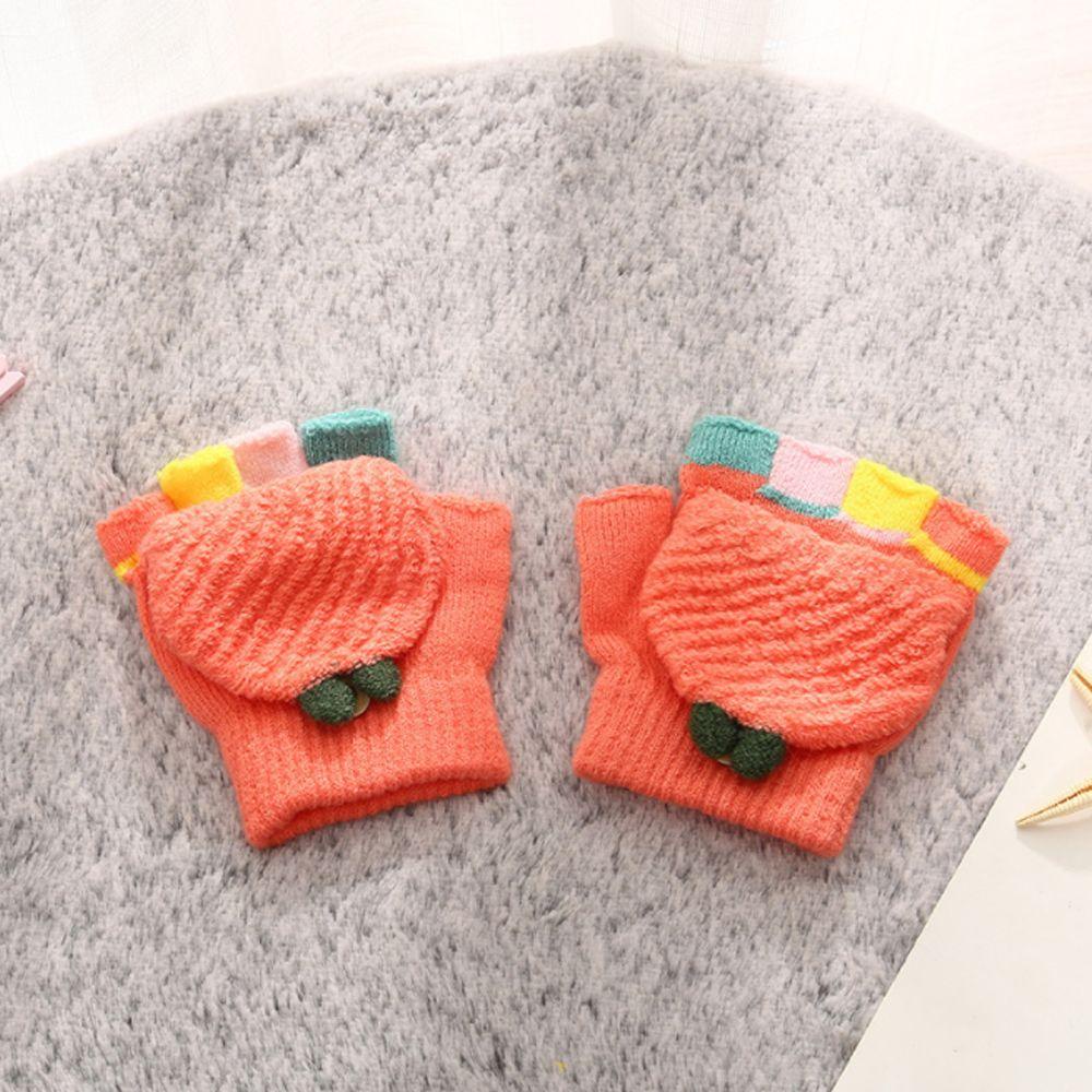 Găng Tay Dày Dặn Giữ Ấm Họa Tiết Hoạt Hình Cho Bé 3-7 Tuổi