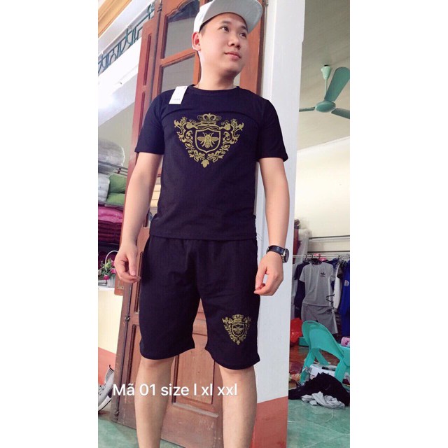 [COMBO 03 Bộ] Bộ Nam, Bộ Thể Thao Nam Cổ Tròn Size 45-70kg | BigBuy360 - bigbuy360.vn