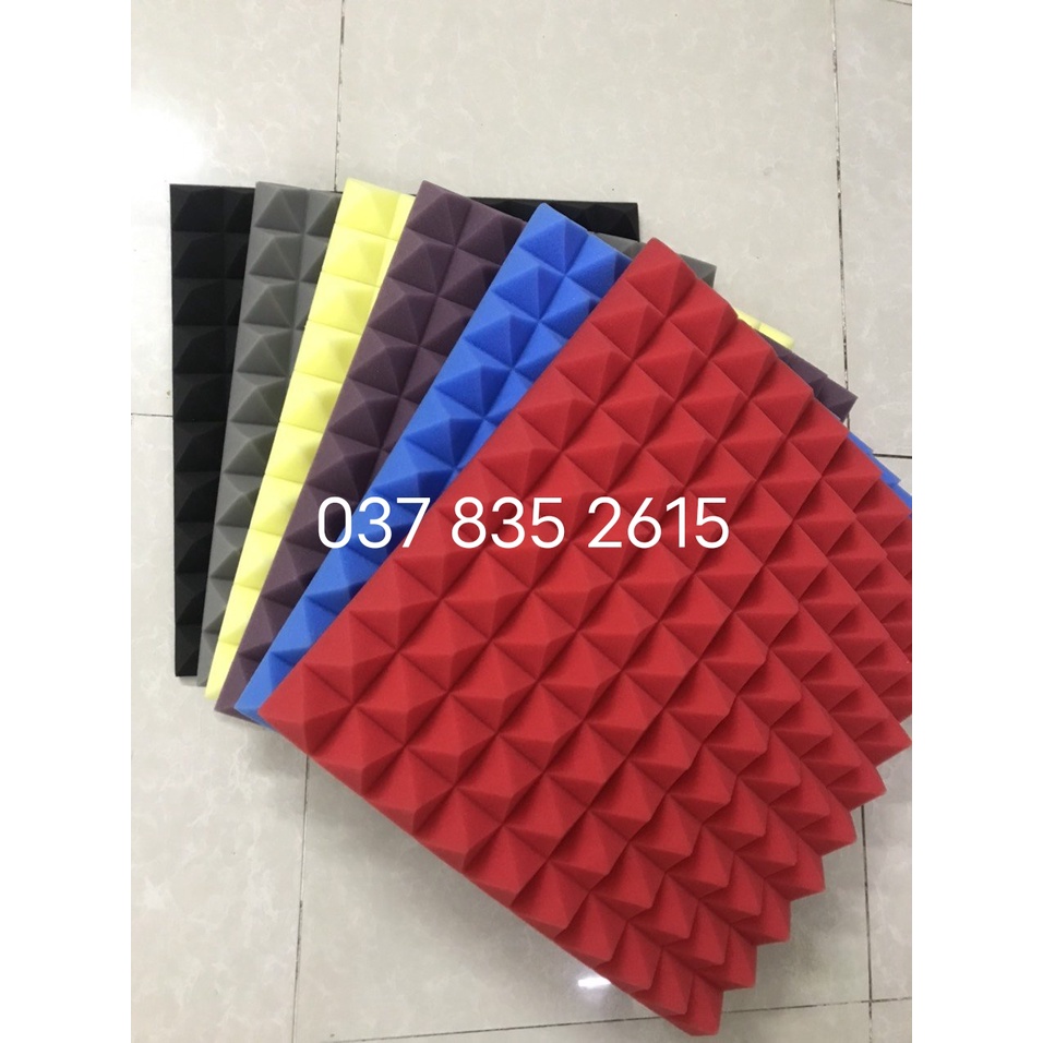 COMBO SIÊU RẺ 1 lốc 12 tấm/ màu mút tiêu âm kim tự tháp