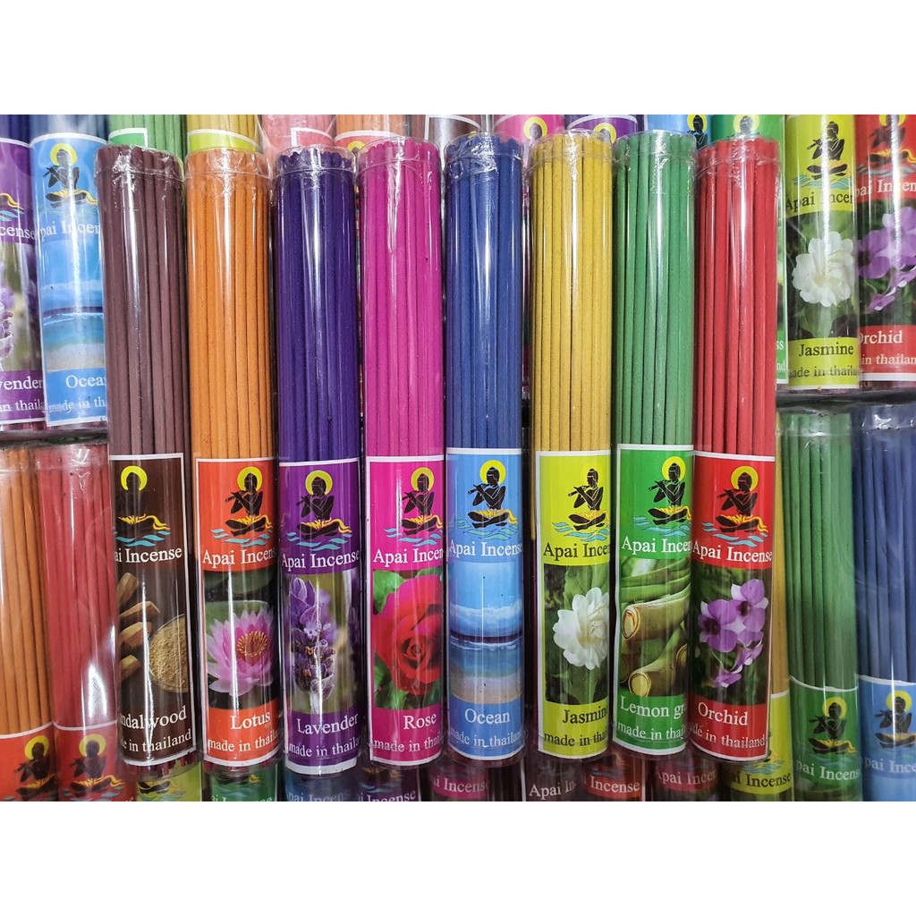 Nhang Trầm Hương Apai Incense Thái Lan Đủ Mùi có 400 cây