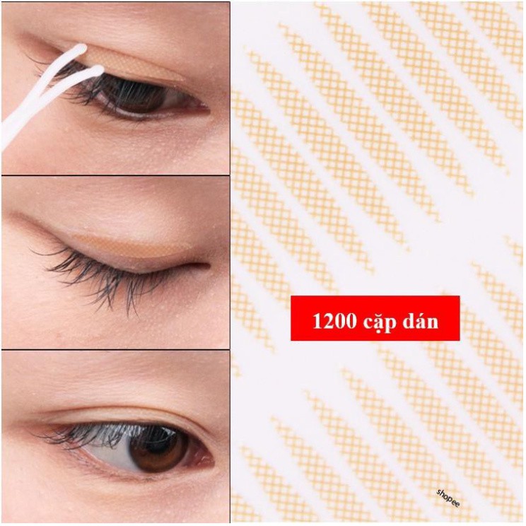 (gg1) Dán kích mí vân lưới/Double Eyelid Tape Sticky 100-200-300-600- 1200 cặp