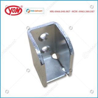 10 Cốc đỡ thanh hộp inox bắn trực tiếp vào tường, hông tủ D9
