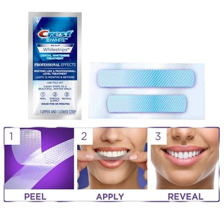 Combo 10 Miếng Dán Trắng Răng Crest 3D White Professional Effects USA