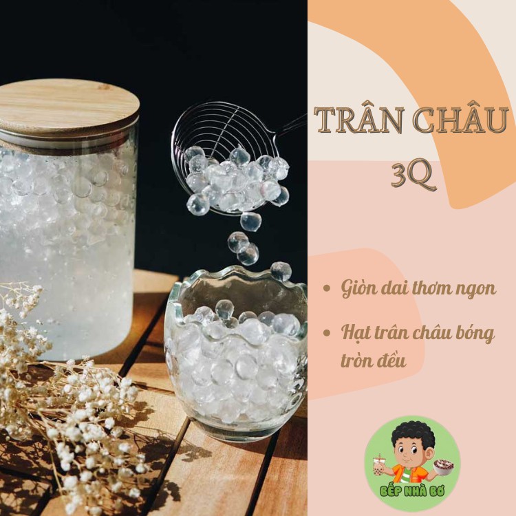 TRÂN CHÂU GIÒN 3Q - ĐÓNG GÓI TÚI ZIP 100-500G - BẾP NHÀ BƠ