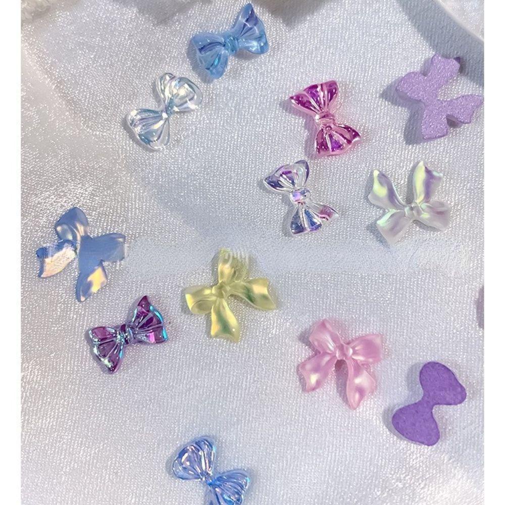 Phụ Kiện Trang Trí Móng Tay 3D Hình Nơ Xinh Xắn