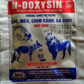 10gói kháng sinh trị bệnh chó mèo