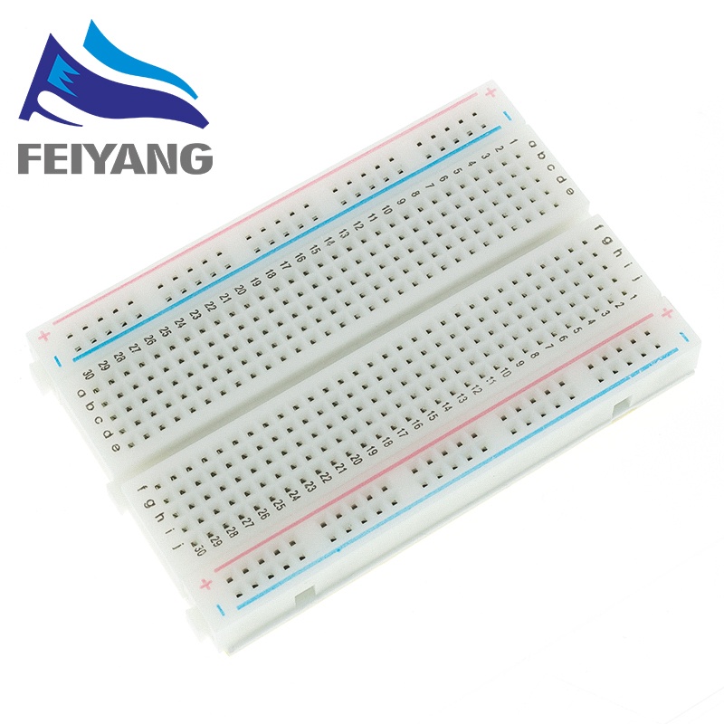 Bảng Mạch Thử Breadboard Mini 400 Lỗ 8.5CM x 5.5CM