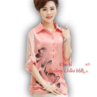 Áo sơ mi lụa Quảng Châu