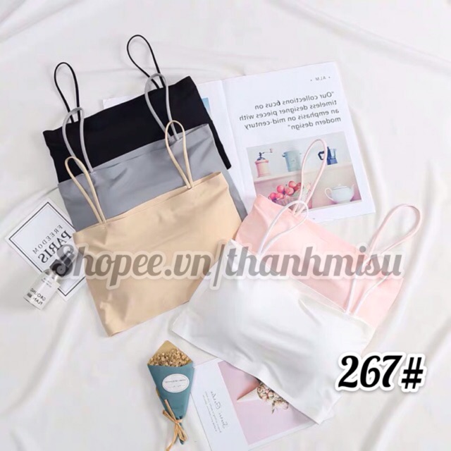Áo Bra đúc su 2 dây chất đẹp ms 267
