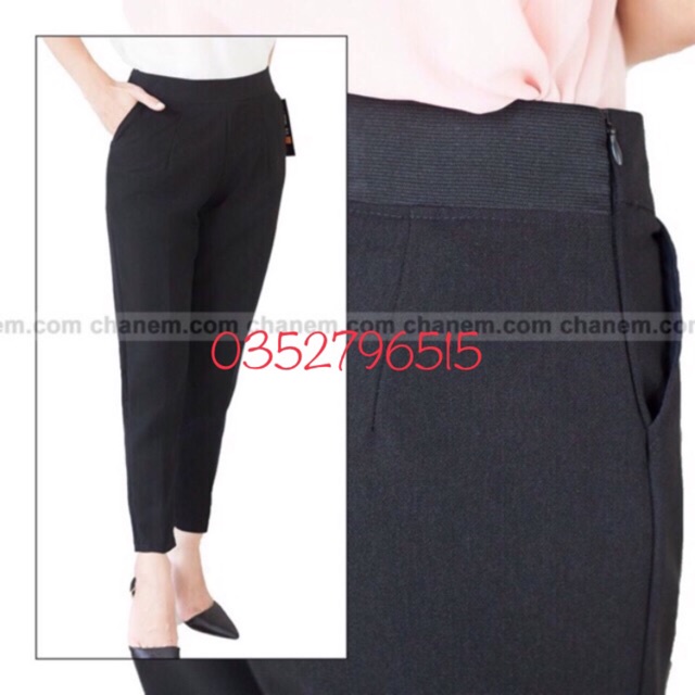 Quần cạp chun dáng beggy chất tuyết mưa siêu đẹp