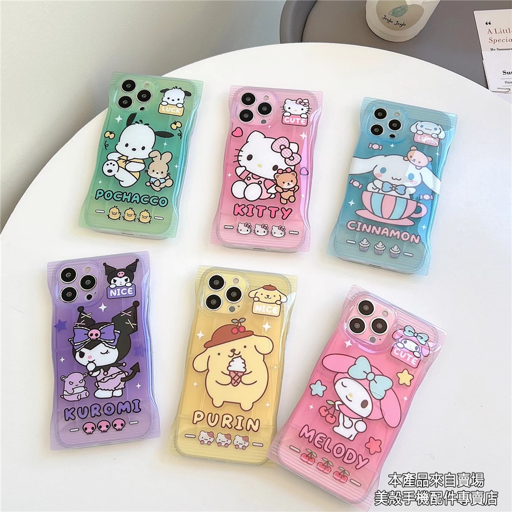 Ốp Điện Thoại Họa Tiết Kuromi Sanrio Melody Dễ Thương Dành Cho Iphone 12 11 pro max xs xr
