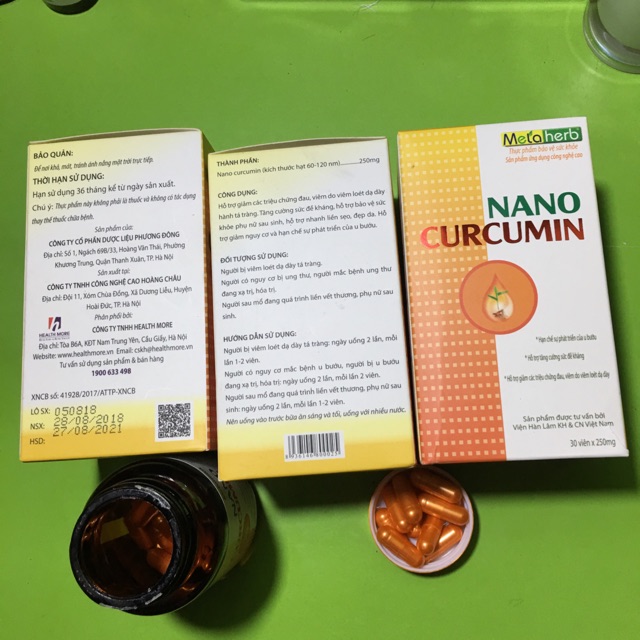 COMBO 3 NANOCURCUMIN TẶNG 1