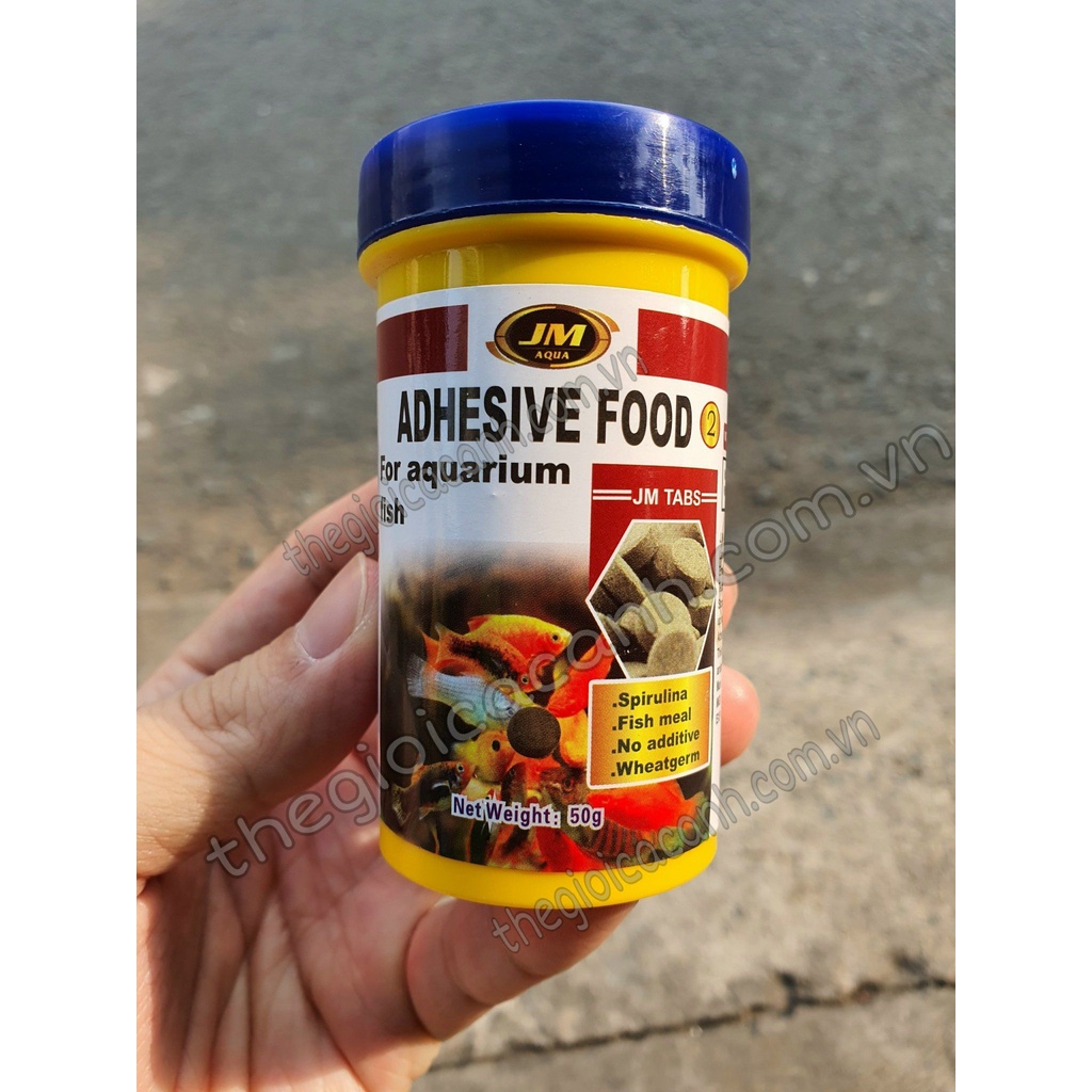 THỨC ĂN VIÊN DÁN CHO CÁ CẢNH  50G ADHESIVE FOOD