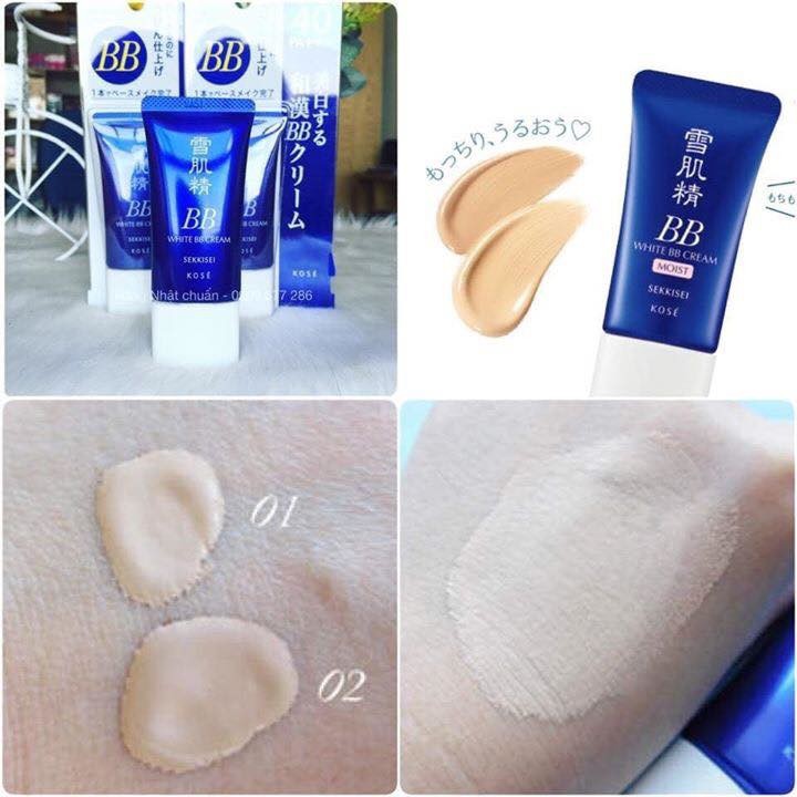 Kem nền chống nắng BB Kose Cream Sekkisei White BB Cream (30g)