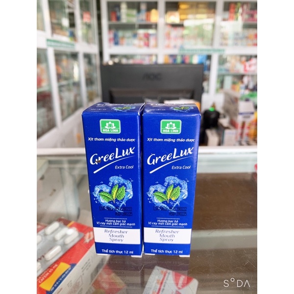 Xịt Thơm Miệng Greelux Fresh Mint Cool