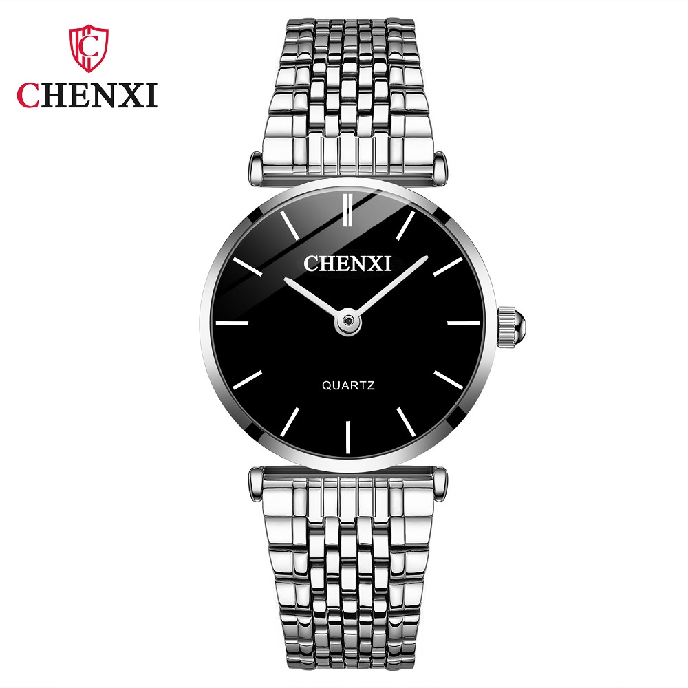 Đồng Hồ Đeo Tay Chexi Bằng Thép Không Gỉ Siêu Mỏng Chống Thấm Nước Thời Trang Cho Nữ