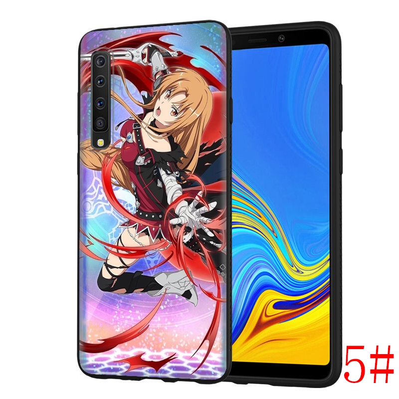 Ốp Lưng Mềm In Hình Anime Sword Art Online Cho Samsung A5 A6 A7 A8 A9 J6 Note 8 9 2018