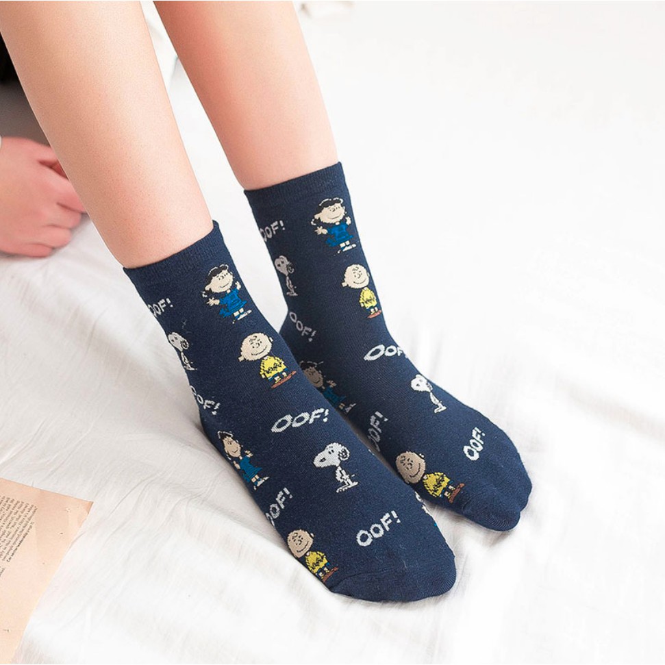 Vớ dài/ tất dài nhân vật Snoopy Mua Tất unisex (muatatshop)
