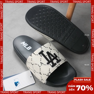Dép MLB sandal nam nữ unisex thêu nổi phối màu độc đáo Fullbox