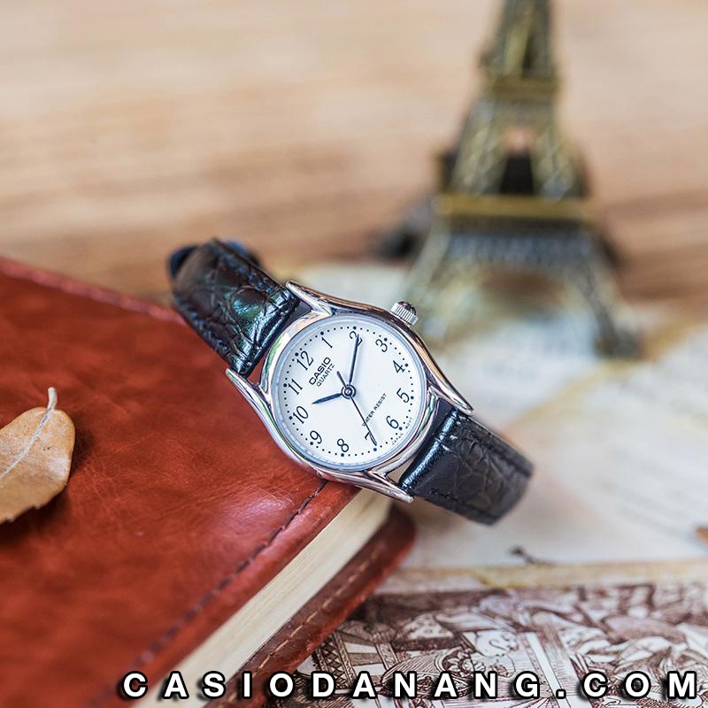 Đồng hồ nữ dây da Casio chính hãng Anh Khuê LTP-1094E-7BRDF (23mm)