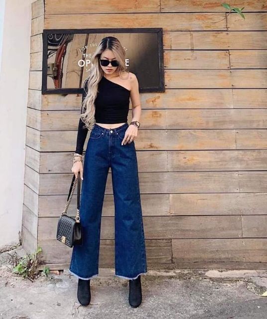 [Rẻ vô địch] Quần jean ống rộng hot hit, toàn bộ là hình thật | BigBuy360 - bigbuy360.vn