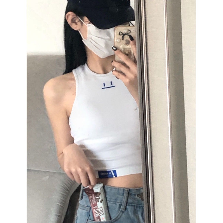 ⊙♛Áo Thun Thể Thao Không Tay Dáng Ôm Thời Trang Mùa Hè Hàng Mới Dành Cho Bạn Nữ