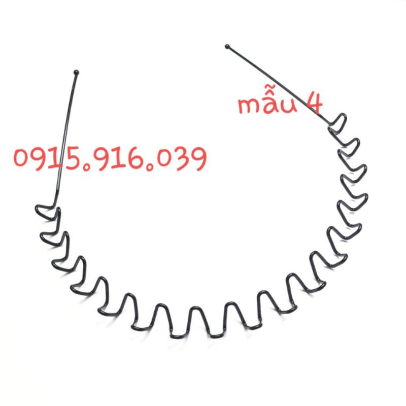 Cài tóc kim loại gợn sóng Cài Tóc Bằng Sắt