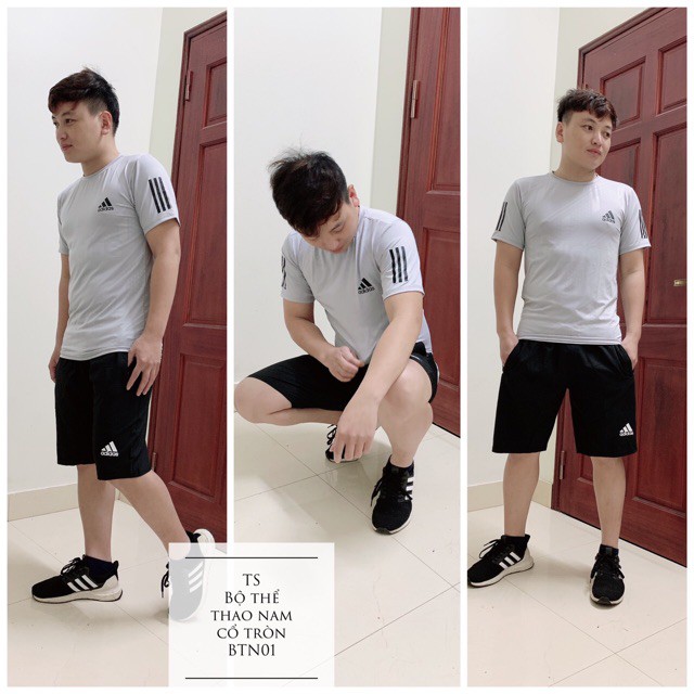 Set Bộ Thể Thao Nam - Bộ Quần Áo Thể Thao Nam Adidas Mùa Hè 2021