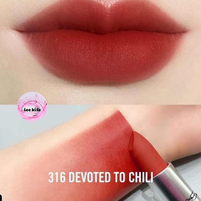 Son Mac Powder Kiss Màu Devoted to Chili 316 - Đỏ Đất