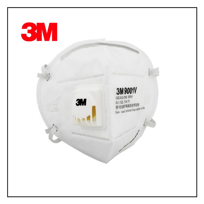 Khẩu trang y tế 3M, khẩu trang 3M 9001V, có van thở, chống bụi mịn PM2.5 sử dụng nhiều lần N95 VAN | BigBuy360 - bigbuy360.vn