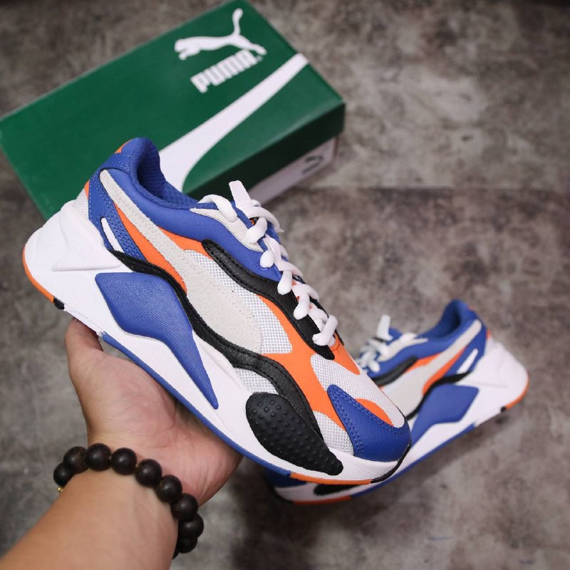 Giày Puma RS-X³ MIRACLE Chính Hãng - 37291201 - Cam Xanh Trắng