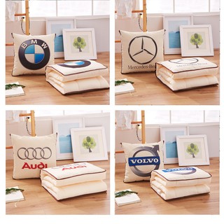Chăn & gối 2in1 logo BMW dành cho xe hơi