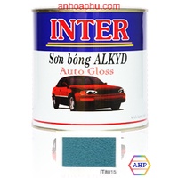 Sơn Vân Bông Inter Lon 1 lít - Màu Xanh 8815 - Moto Kieu Paint