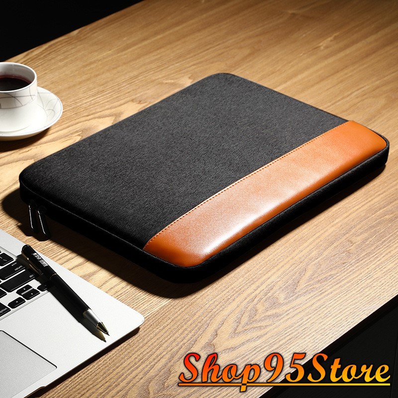 Túi Chống Sốc, chống nước đựng Laptop / Macbook vải Kaki cao cấp