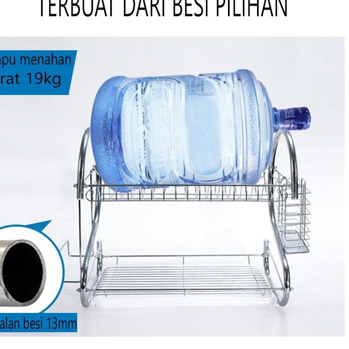 Giá Đỡ Đĩa 2 Tầng Bằng Thép Không Gỉ 6.6 Dreamhome Chất Lượng Cao | BigBuy360 - bigbuy360.vn