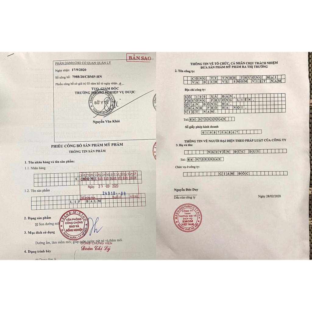 Son Dưỡng Môi Smom Hương Vani - Dưỡng Ẩm Kiêm Tẩy Tế Bào Chết Cho Môi