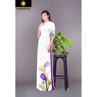 Vải Áo Dài Tằm Ý, Lụa Nhật, Thái Tuấn QAD548