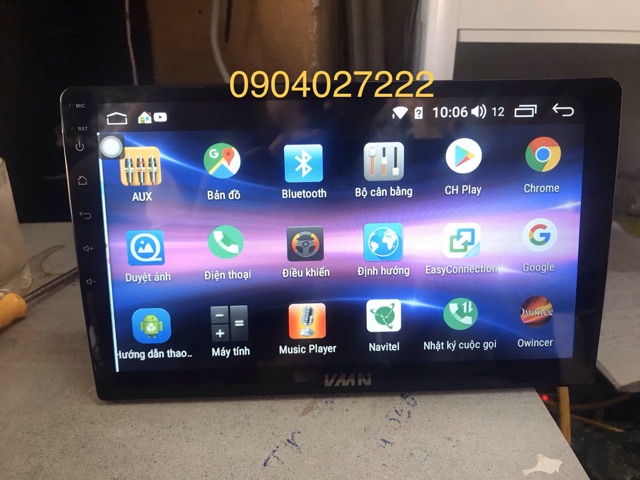 Màn hình android VMN Ram 4GB - bộ nhớ 64GB cắm sim 4G