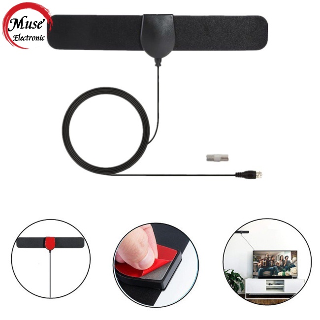 Ăng Ten Tv Kỹ Thuật Số 1080p Hdtv Phạm Vi 980 Dặm Dvb-t2 20DBI Cổng Usb