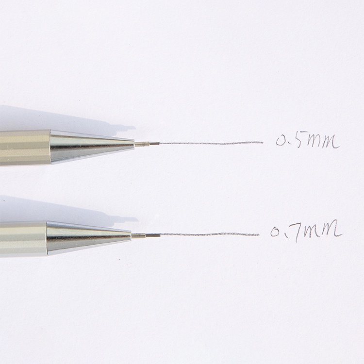 Deli Bút Chì Bấm Kim Loại Ngòi 0.5mm 0.7mm 2B Tiện Dụng