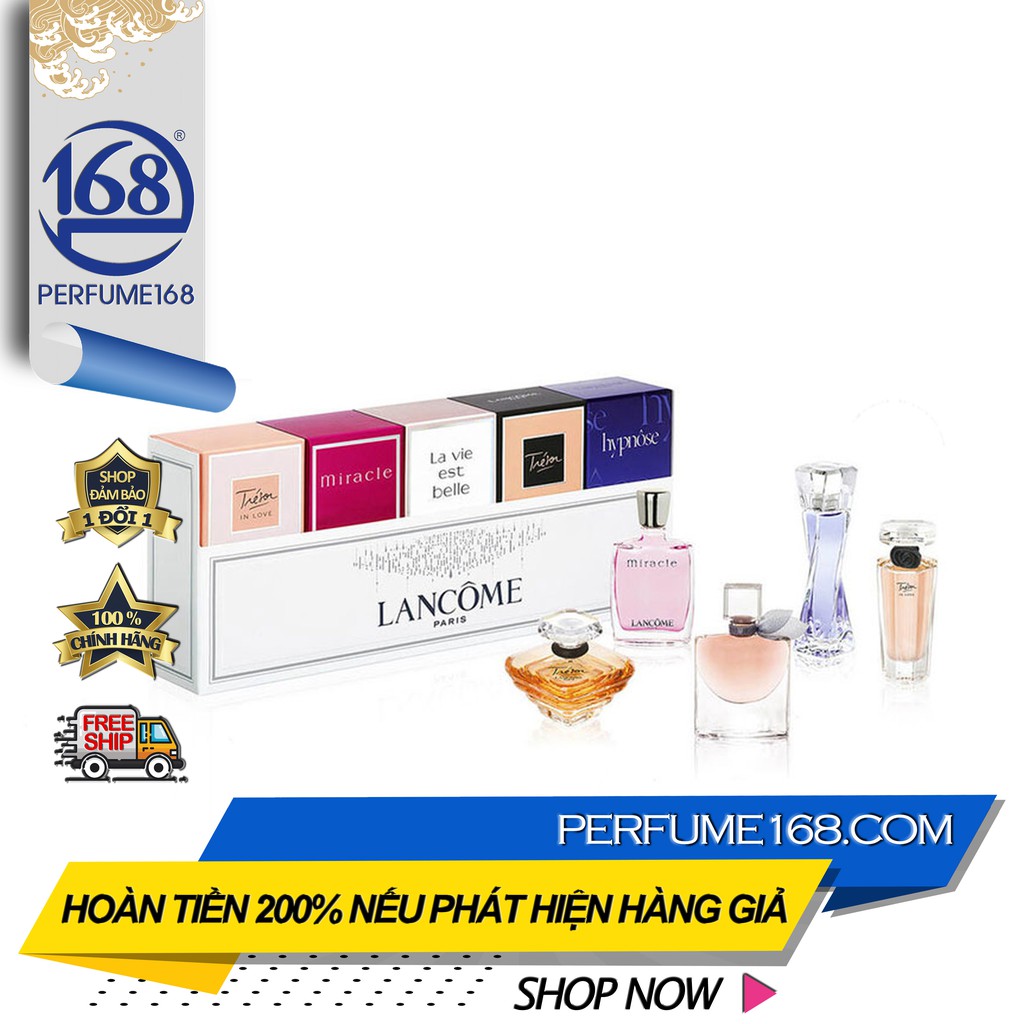 Nước hoa nữ Lancome Mini Gift Set 5x5ml (Hộp Riêng) [Authentic]