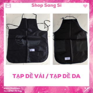 Tạp dề đen có túi thấm / chống thấm