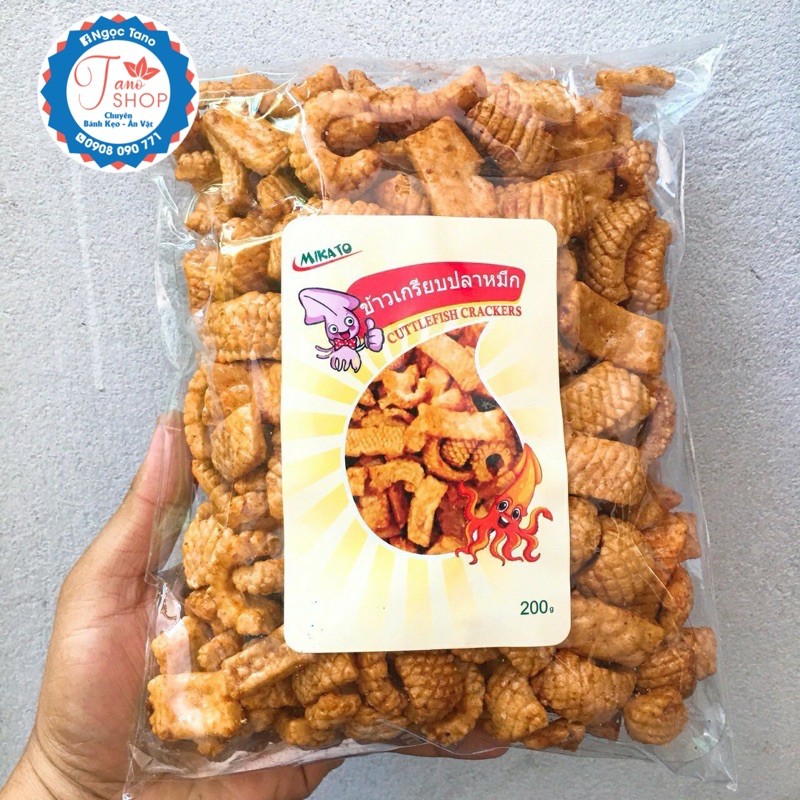 Snack mực Thái 200g Mikato